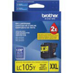 Cartucho p/Brother amarelo LC105Y Brother CX 1 UN