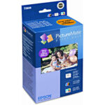 Kit Picturemate PM225 p/150 fotos (glossy/brilhante) T5846 Epson CX 1 UN