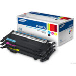 Cartucho toner p/Samsung kit c/3 cores (CYM) CLT-P407A Samsung CX 1 UN