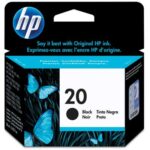 Cartucho HP 20 preto 28ml C6614D HP CX 1 UN