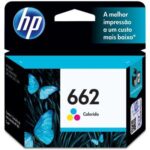 Cartucho HP 662 colorido CZ104AB HP CX 1 UN