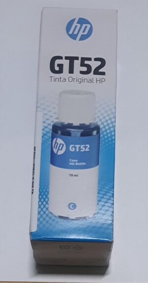 Refil De Tinta Hp Gt52 Ciano/AZUL M0h54al